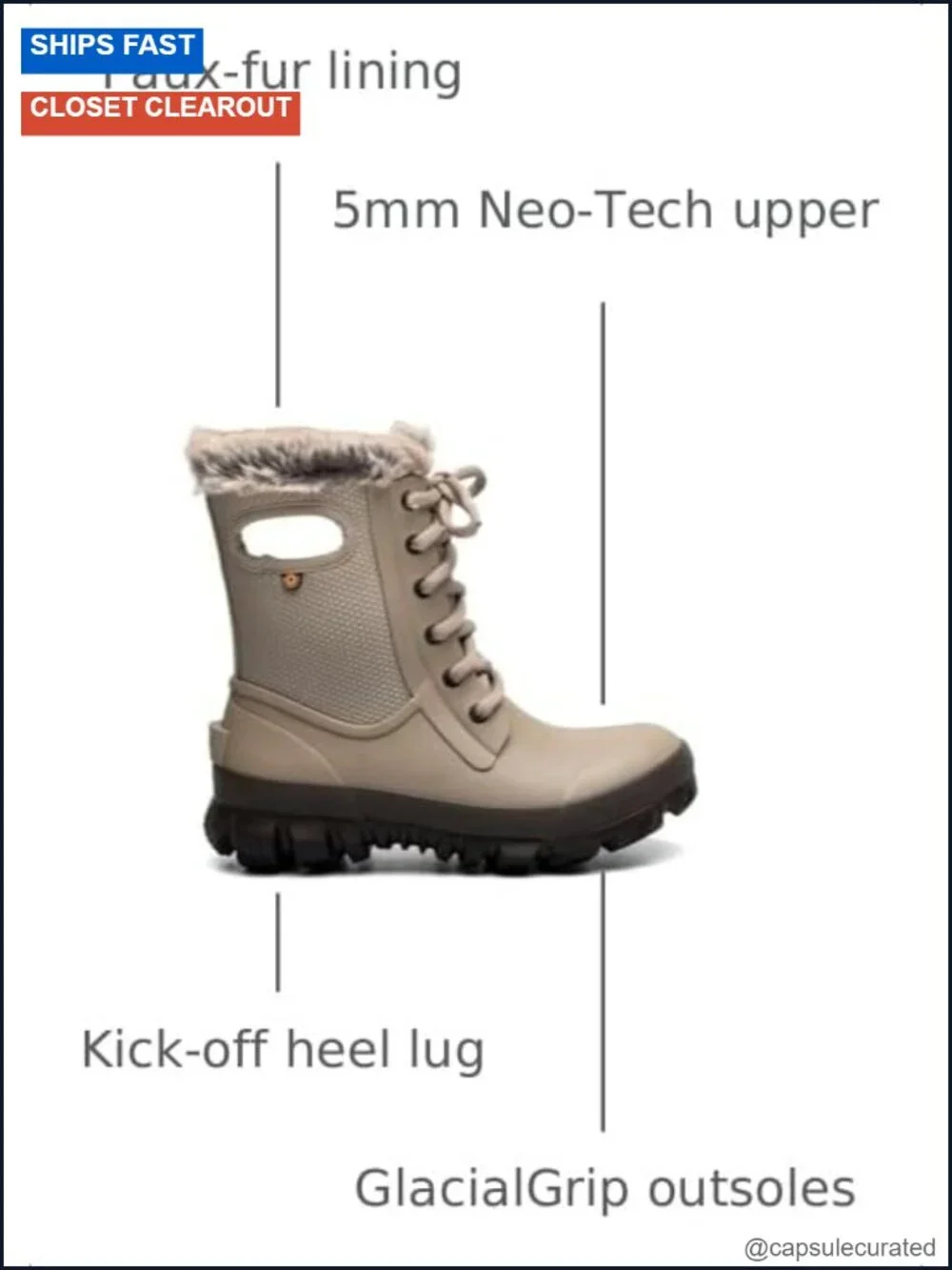BOGS Arcata Winter Boots Women's 5mm Neo-Tech Waterproof